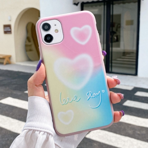 

TPU Pattern Protective Case For iPhone 12 mini(Heart 2)