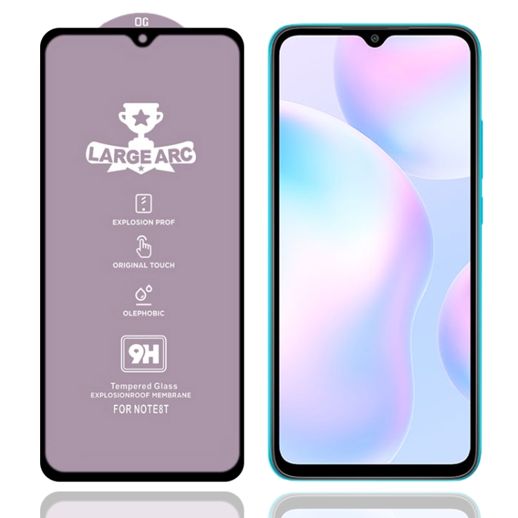 

For Xiaomi Redmi 9A 9H HD Large Arc High Alumina Full Screen Tempered Glass Film
