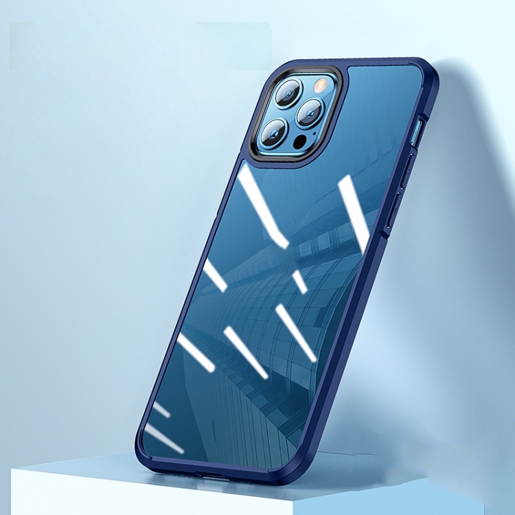 

wlons Ice Crystal PC + TPU Shockproof Case For iPhone 12 Pro Max(Blue)