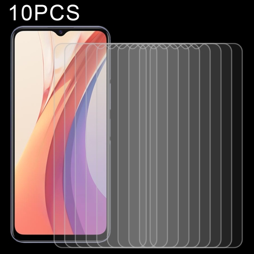 

For vivo iQOO Z3 10 PCS 0.26mm 9H 2.5D Tempered Glass Film