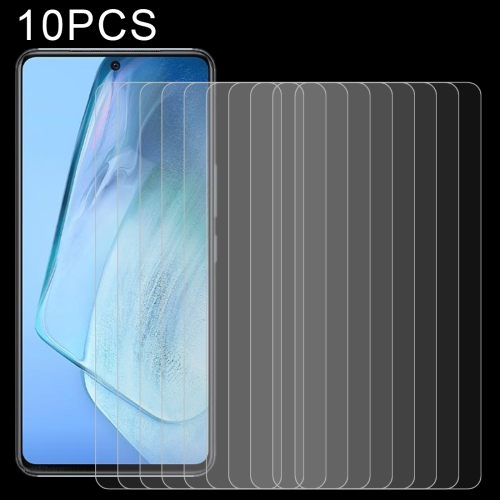 

For vivo iQOO 7 10 PCS 0.26mm 9H 2.5D Tempered Glass Film