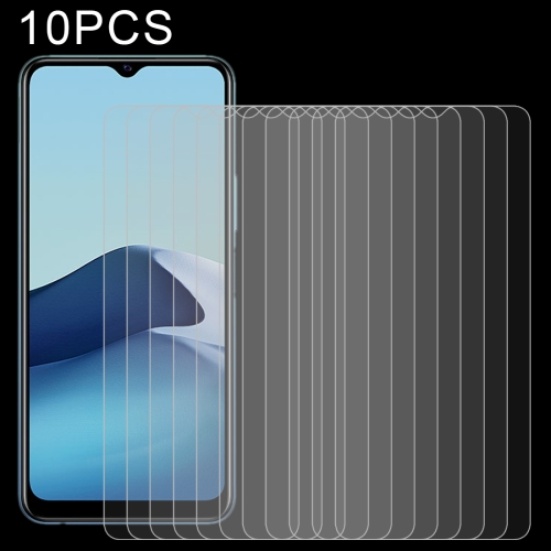 

For vivo Y20 2021 10 PCS 0.26mm 9H 2.5D Tempered Glass Film