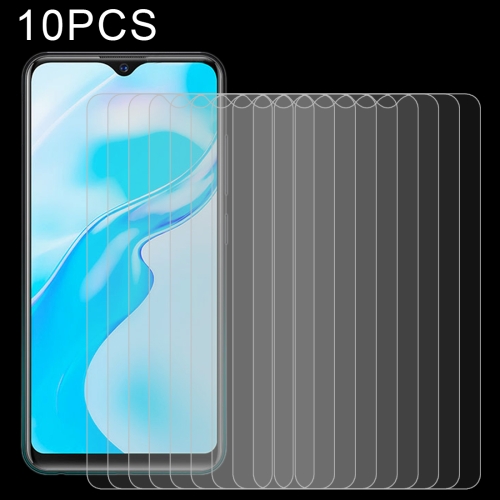 

For vivo Y1s 10 PCS 0.26mm 9H 2.5D Tempered Glass Film