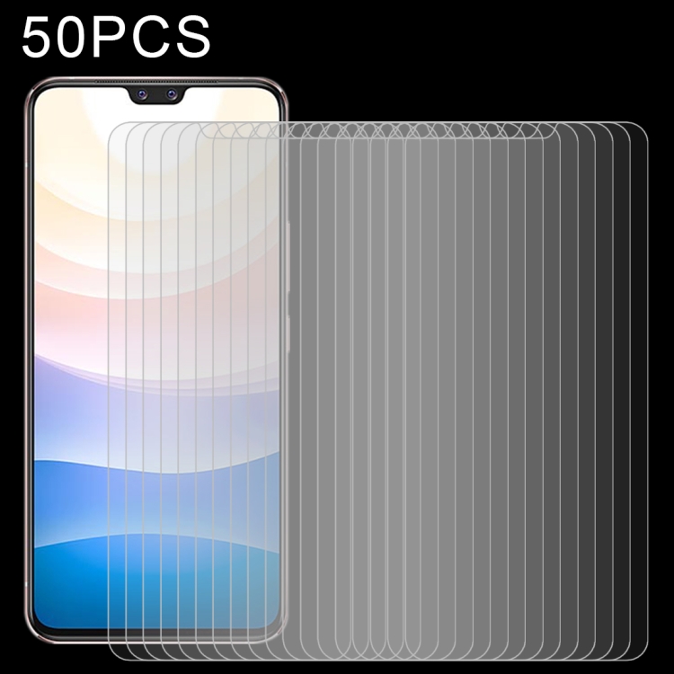 

For vivo S9 50 PCS 0.26mm 9H 2.5D Tempered Glass Film