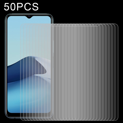 

For vivo Y20G 50 PCS 0.26mm 9H 2.5D Tempered Glass Film