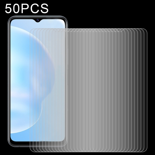 

For vivo Y52s 50 PCS 0.26mm 9H 2.5D Tempered Glass Film