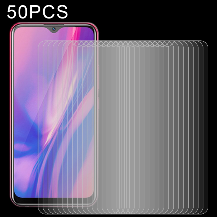 

For vivo Y12i 50 PCS 0.26mm 9H 2.5D Tempered Glass Film