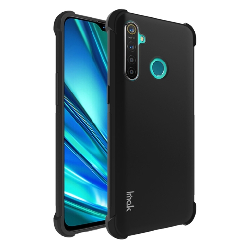 

For OPPO Realme 5 Pro IMAK All Coverage Shockproof Airbag TPU Case(Metallic Black)