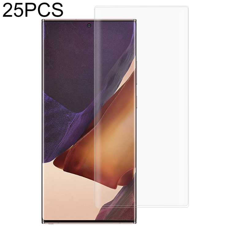 

For Samsung Galaxy Note20 Ultra 25 PCS 3D Curved Edge Full Screen Tempered Glass Film(Transparent)