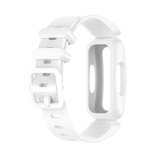 

For Fitbit Inspire 2 Silicone Replacement Strap Watchband(White)