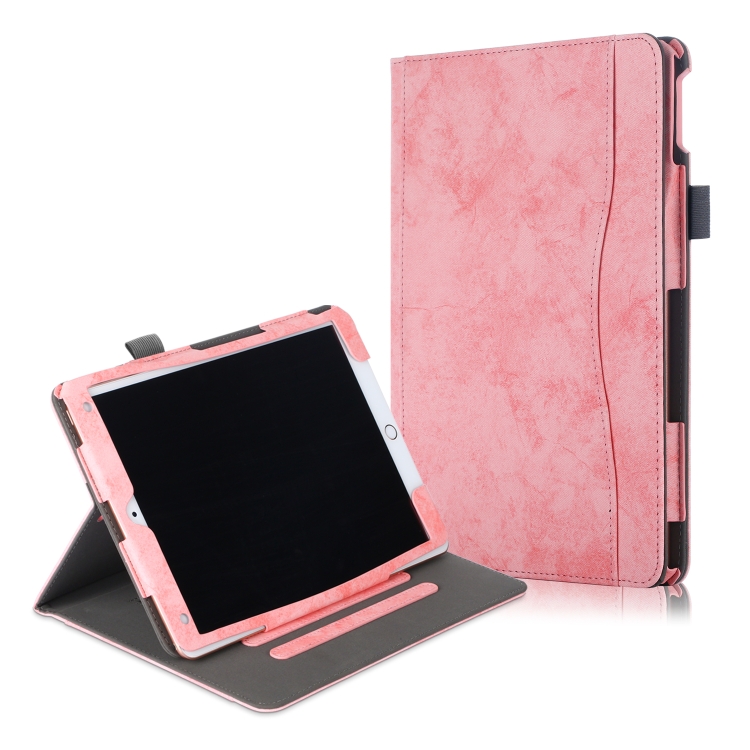 

For iPad Air 3 Cowhide Texture Horizontal Flip Leather Case With Holder & Sleep / Wake-up Function(Pink)