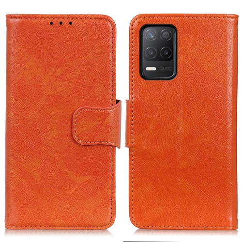 

For OPPO Realme V13 5G / 8 Pro 5G Nappa Texture Horizontal Flip Leather Case with Holder & Card Slots & Wallet(Orange)