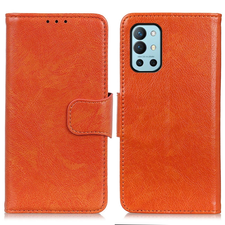 

For OnePlus 9R Nappa Texture Horizontal Flip Leather Case with Holder & Card Slots & Wallet(Orange)