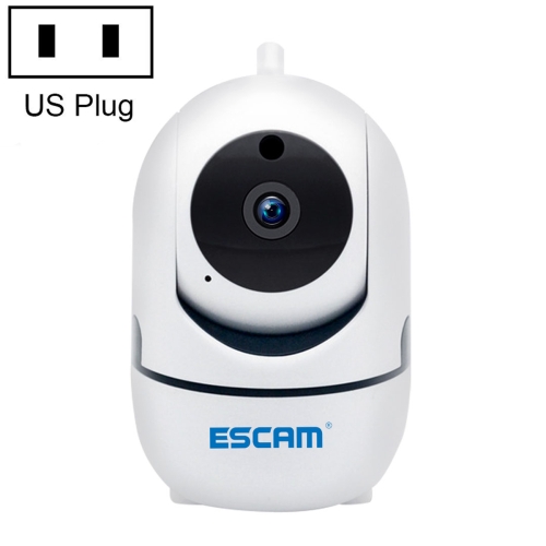

ESCAM TY005 1080P HD WiFi IP PTZ Camera, Support Tuya Smart APP & Infrared Night Vision & Humanoid Motion Detection & Two-way Voice Intercom & 128GB TF Card, US Plug