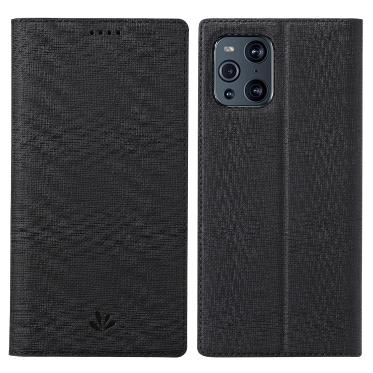 

For OPPO Find X3 Pro ViLi DMX Series Shockproof TPU + PU Leather Magnetic Attraction Horizontal Flip Case with Card Slot & Holder(Black)
