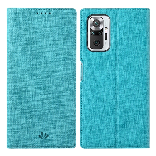 

For Xiaomi Redmi Note 10 Pro / Note 10 Pro Max ViLi DMX Series Shockproof TPU + PU Leather Magnetic Attraction Horizontal Flip Case with Card Slot & Holder(Blue)