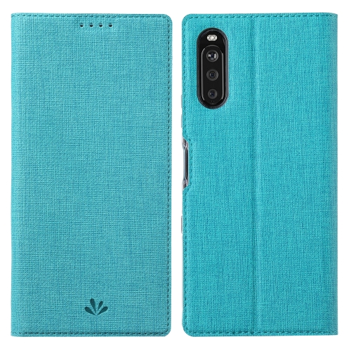 

For Sony Xperia 10 III ViLi DMX Series Shockproof TPU + PU Leather Magnetic Attraction Horizontal Flip Case with Card Slot & Holder(Blue)