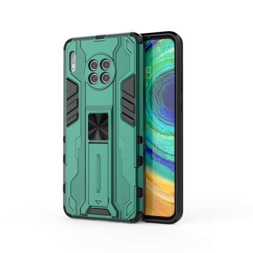 

For Huawei Mate 30 Supersonic PC + TPU Shock-proof Protective Case with Holder(Green)