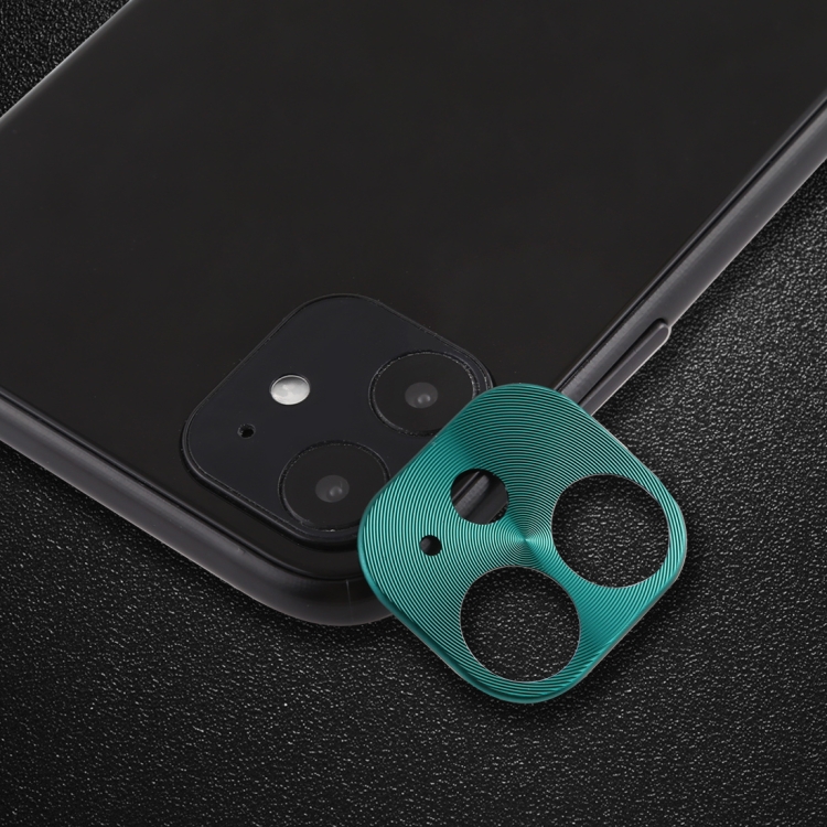

For iPhone 11 Rear Camera Lens Protective Lens Film Cardboard Style(Green)