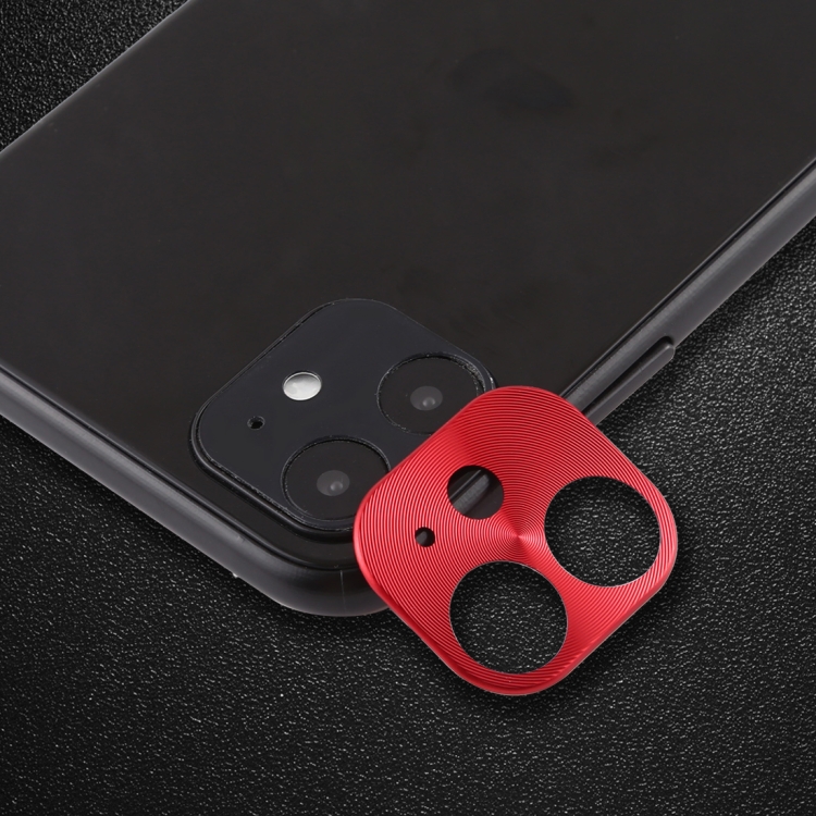 

For iPhone 11 Rear Camera Lens Protective Lens Film Cardboard Style(Red)