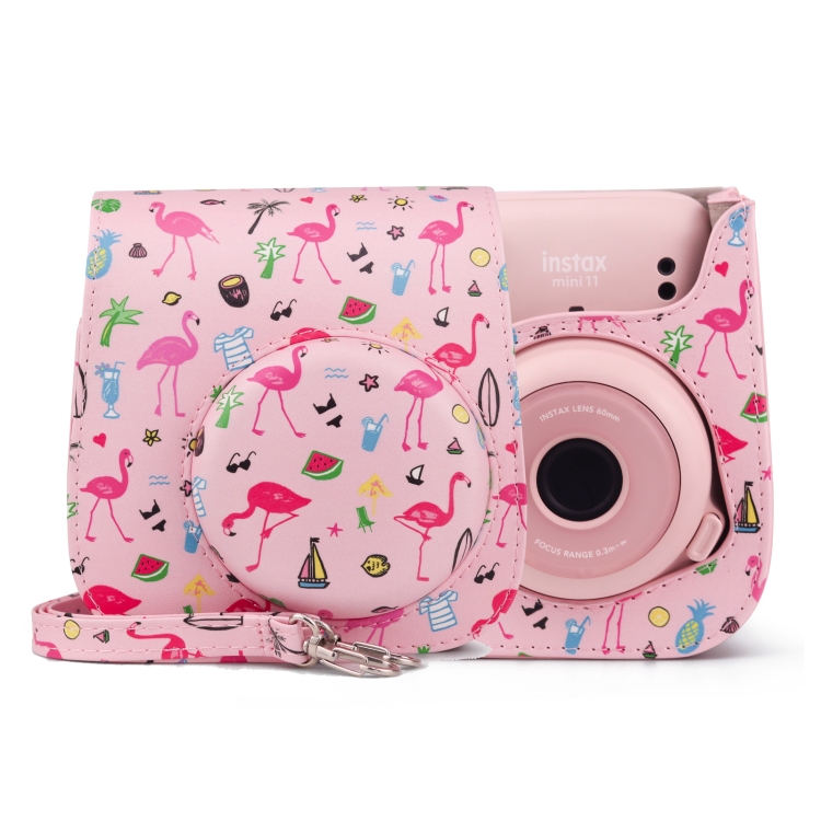 

Flamingo Pattern Camera Bag with Shoulder Strap for Fujifilm Instax mini 11(Watermelon)