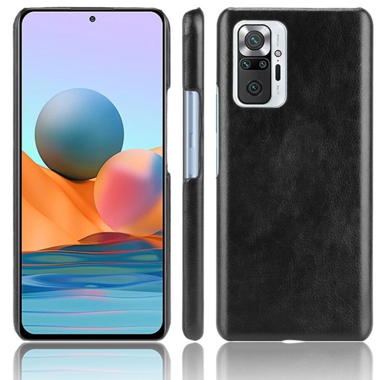 

For Xiaomi Redmi Note 10 Pro (India version) / Note 10 Pro Max Shockproof Litchi Texture PC + PU Case(Black)