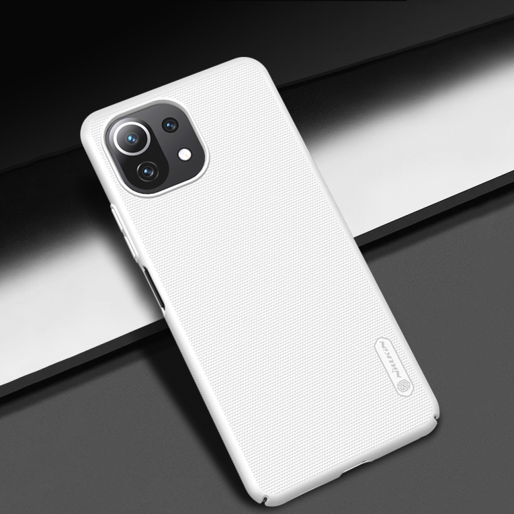 

For Xiaomi Mi 11 Lite 5G / 4G NILLKIN Frosted Concave-convex Texture PC Protective Case(White)
