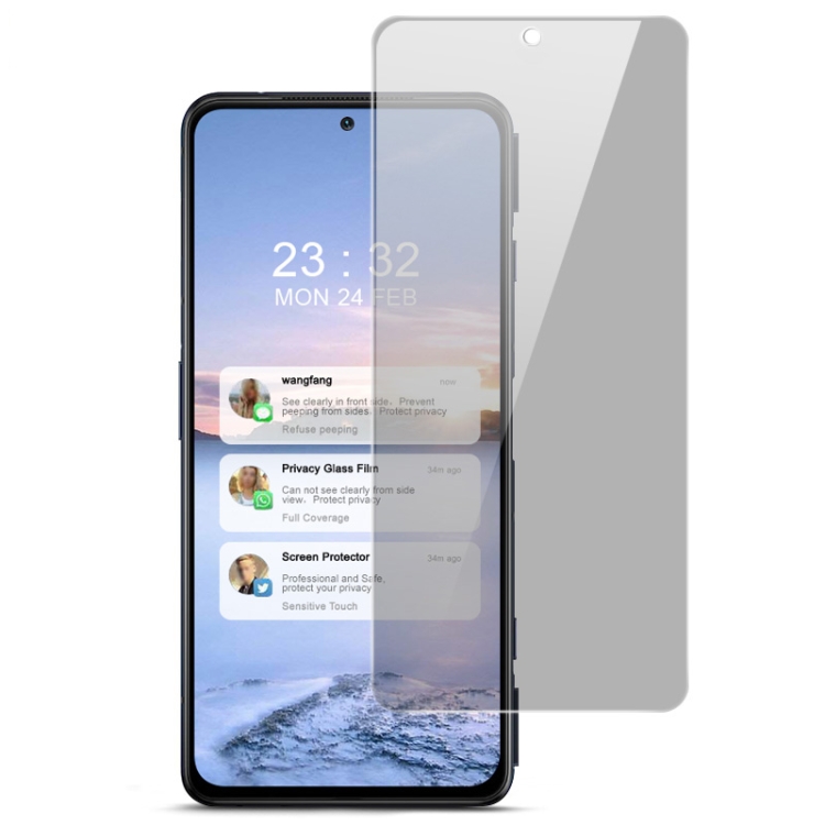 

For Xiaomi BlackShark 4 / 4 Pro IMAK HD Anti-spy Tempered Glass Protective Film