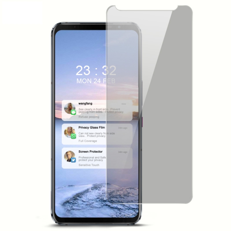 

For Asus ROG Phone 5 / 5 Pro IMAK HD Anti-spy Tempered Glass Protective Film
