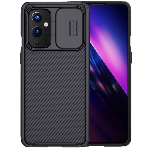 

For OnePlus 9 (EU/NA Version) NILLKIN Black Mirror Pro Series Camshield Full Coverage Dust-proof Scratch Resistant Case(Black)
