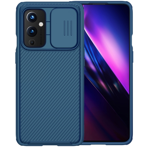 

For OnePlus 9 (EU/NA Version) NILLKIN Black Mirror Pro Series Camshield Full Coverage Dust-proof Scratch Resistant Case(Blue)