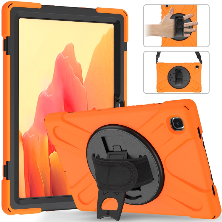 For Samsung Galaxy Tab A7 10.4 2020 T500 / T505 Shockproof Colorful Silicone + PC Protective Case with Holder & Shoulder Strap & Hand Strap(Orange)
For Samsung Galaxy Tab A7 10.4 2020 T500 / T505 Shockproof Colorful Silicone + PC Protective Case with Holder & Shoulder Strap & Hand Strap(Orange)