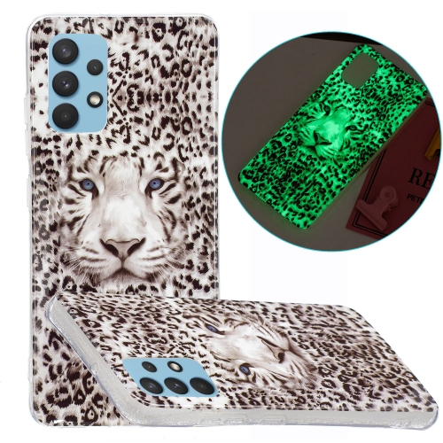 

For Samsung Galaxy A32 4G Luminous TPU Protective Case(Leopard Tiger)
