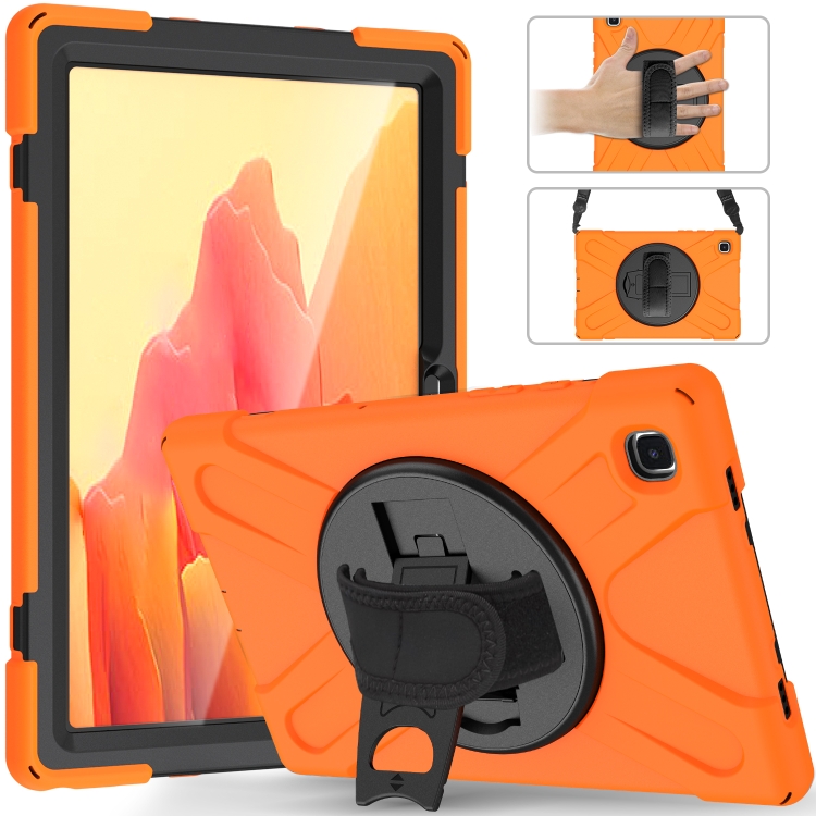 For Samsung Galaxy Tab A7 10.4 2020 T500 / T505 Shockproof Colorful Silicone + PC Protective Case with Holder & Shoulder Strap & Hand Strap & Screen Protector(Orange)
For Samsung Galaxy Tab A7 10.4 2020 T500 / T505 Shockproof Colorful Silicone + PC Protective Case with Holder & Shoulder Strap & Hand Strap & Screen Protector(Orange)