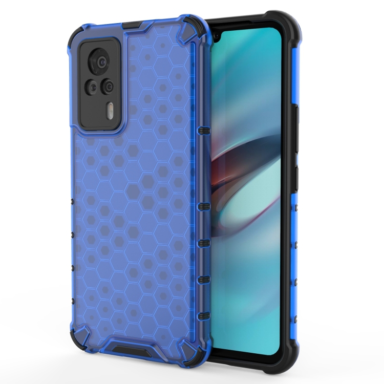 

For vivo S9e Shockproof Honeycomb PC + TPU Case(Blue)