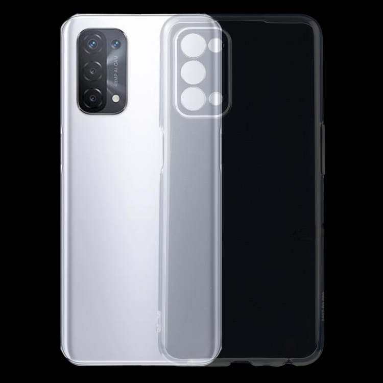 

For OPPO A74 5G 0.75mm Ultra-thin Transparent TPU Soft Protective Case