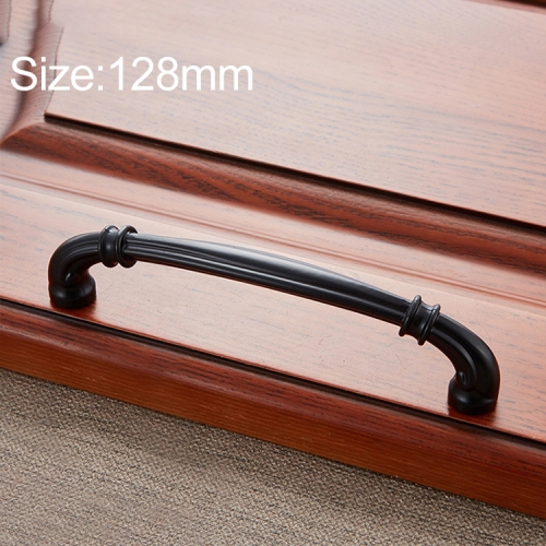 

3 PCS 6569-128 Matte Black Peach Wood Drawer Cabinet Door Handle