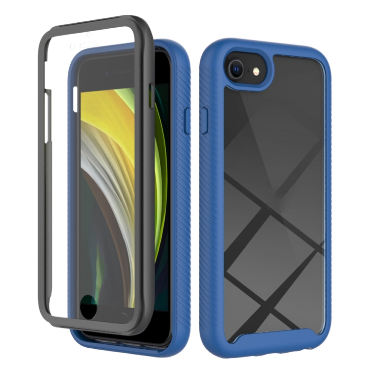 

Starry Sky Solid Color Series Shockproof PC + TPU Case with PET Film For iPhone 6(Royal Blue)