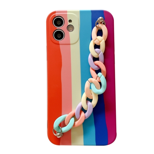 

Rainbow Shockproof Protective Case with Rainbow Bracelet For iPhone 11(A)