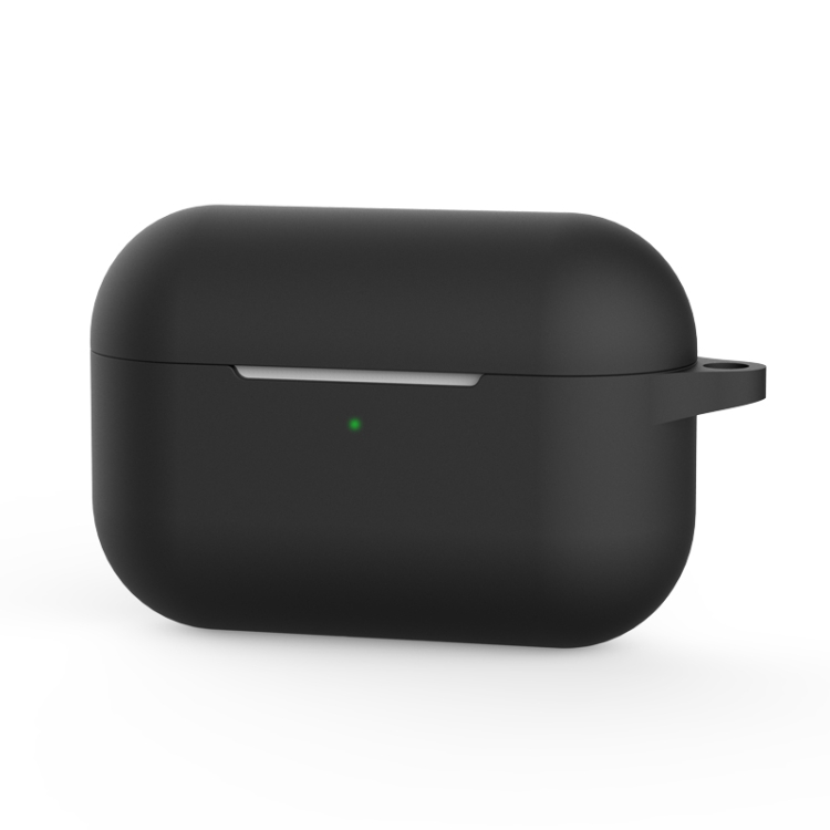 

For Apple AirPods Pro Wireless Earphone Silicone Protective Case(Mysterious Black)