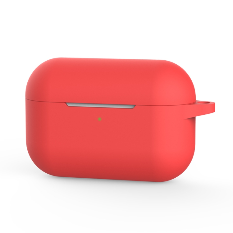 

For Apple AirPods Pro Wireless Earphone Silicone Protective Case(Carmine)