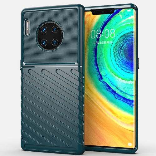 

For Huawei Mate 30 Pro Thunderbolt Shockproof TPU Soft Case(Dark Green)