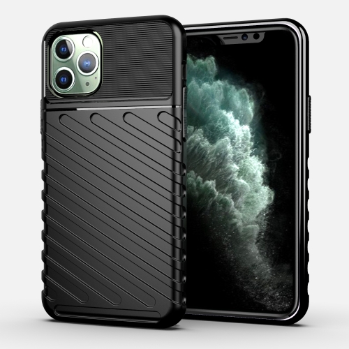 

For iPhone 11 Pro Thunderbolt Shockproof TPU Soft Case(Black)