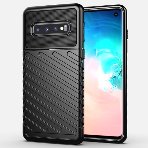 

For Galaxy S10 Thunderbolt Shockproof TPU Soft Case(Black)