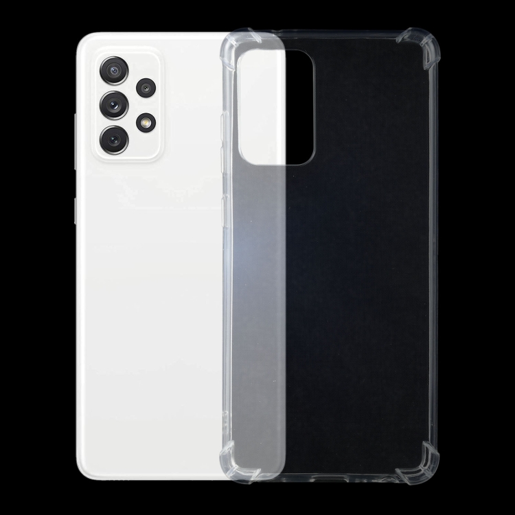 

For Samsung Galaxy A72 5G / 4G Four-Corner Shockproof Ultra-thin TPU Case(Transparent)