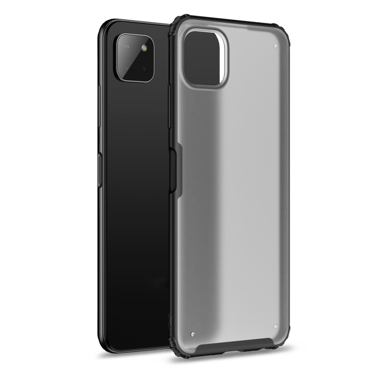 

For Samsung Galaxy A22 5G Four-corner Shockproof TPU + PC Protective Case(Black)
