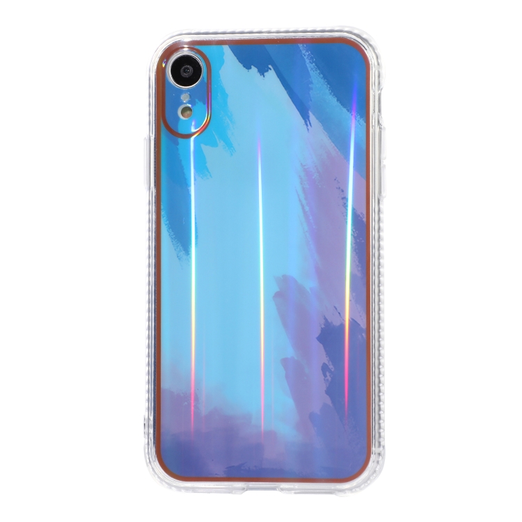 

IMD Rendering Watercolor Aurora Pattern Shockproof TPU + PC Protective Case For iPhone XR(Winter Snow)