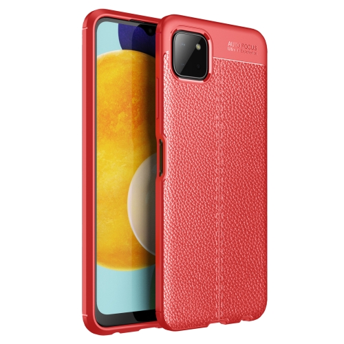 

For Samsung Galaxy A22 5G Litchi Texture TPU Shockproof Case(Red)