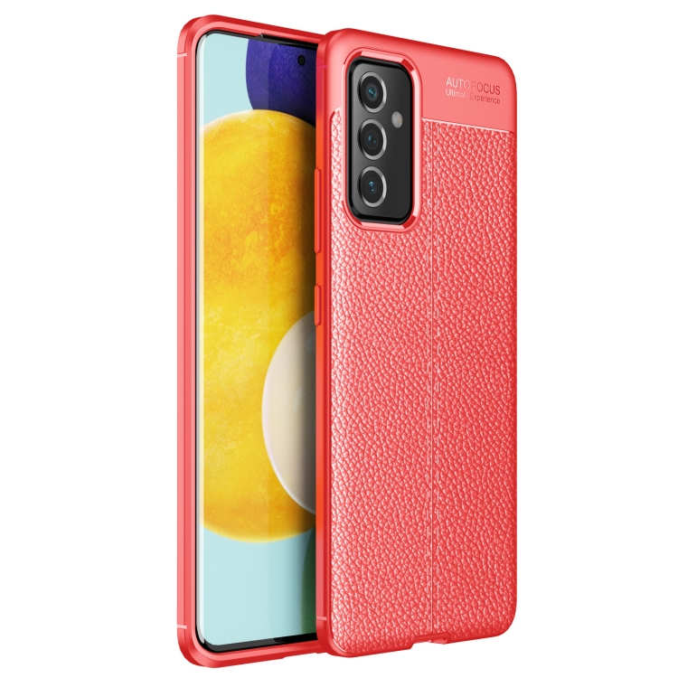 

For Samsung Galaxy A82 5G Litchi Texture TPU Shockproof Case(Red)