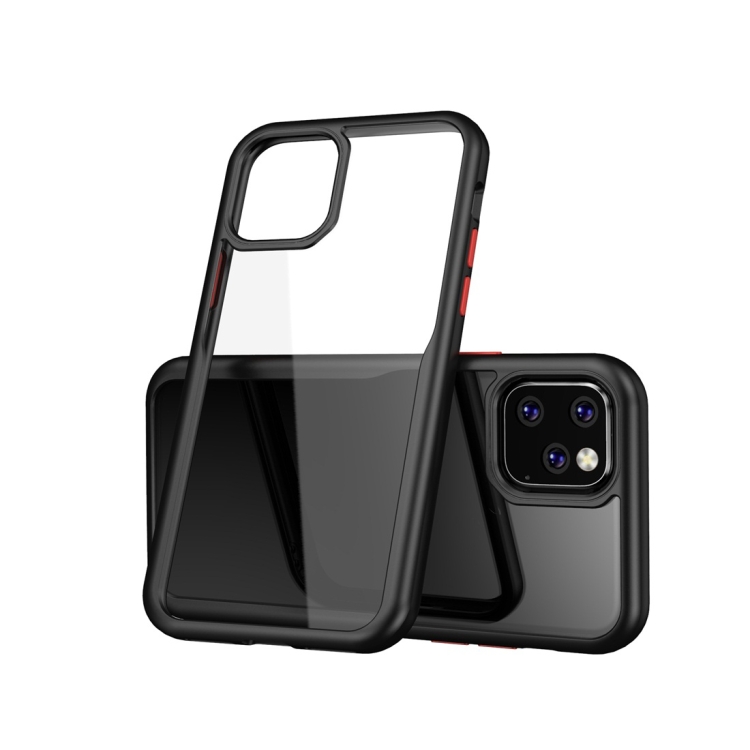 

For iPhone 11 Shockproof Acrylic Full Coverage Protective Case(Black)
